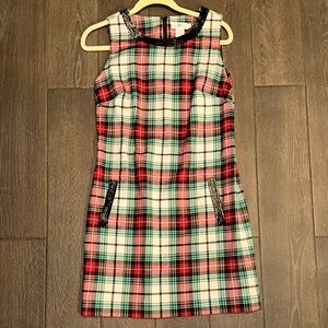 Vineyard Vines Red and Green Plaid Women’s Holiday Dress